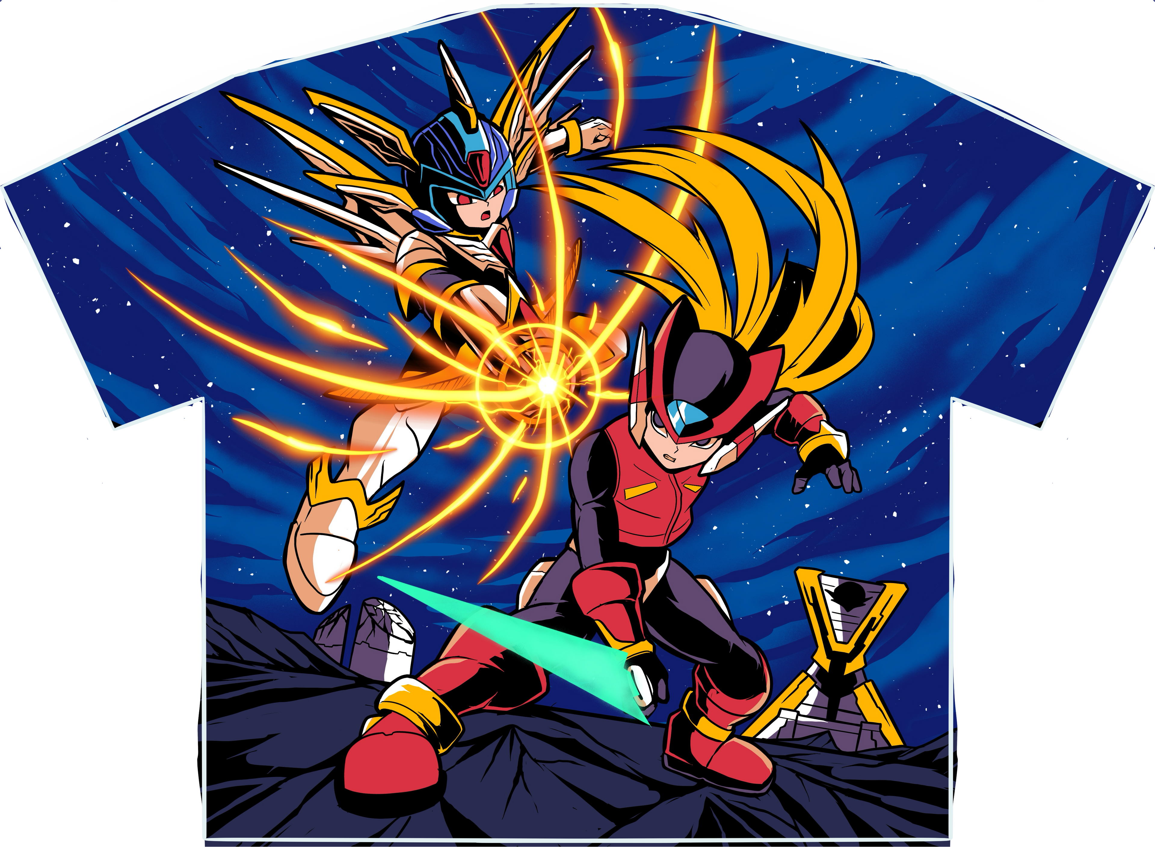 MEGAMANZERO CLONEWARS TEE (Limited edition) pre order please allow 6 weeks.