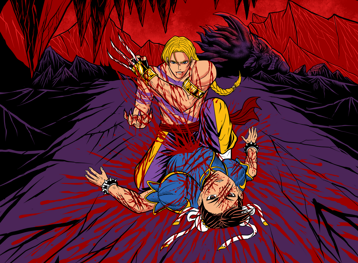 STREET FIGHTER VEGA "BEAUTIFUL REVENGE" AOP.